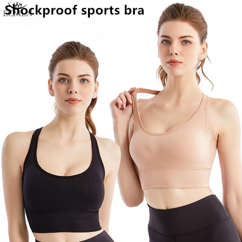 2 Pack Women's Breathable Sports Bra High Strength Support Underwear Jump Rope Running Yoga Braletter Summer Tank Top