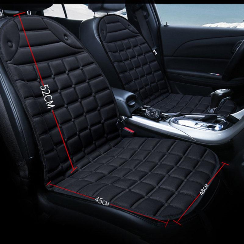12V Universal Double Seat Fast Electric Heated Adjustable Car Heated Seat Cover Winter Pad Cushions Auto Cover Car Styling Pad