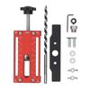 Cabinet Template Tool Aluminium Alloy Adjustable Support Arm Wood Drilling Dowelling Guide
