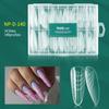 Nailpop Механические формы для ногтей 70/140 шт. Уникальные прозрачные формы-когти дракона для наращивания ногтей 14 размеров Легкий DIY Салонный инструмент для нейл-арта