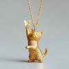 Cat Butterfly Catching Exquisite Fashion Versatile Temperament Necklace