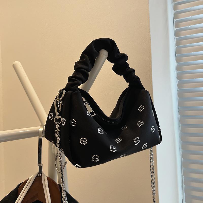 Luxus Designer Diamantenhandtasche Sommer Neu Weiche Strasssteine Große Kapazität Ketten Umhängetaschen Damen Schicke Schultertaschen