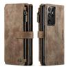 CaseMe Кошелек на молнии с отделениями для карт для Samsung Galaxy A17 5G A37 A57 A56 A36 A16 A55 A35 A25 A15 A54 A34 A14 A53 A33 A13 A52 A51 Флип-чехол из кожи для телефона