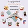 Портативный термоклеевой пистолет 20 Вт для DIY-изготовления украшений с клеевыми стержнями 7 мм