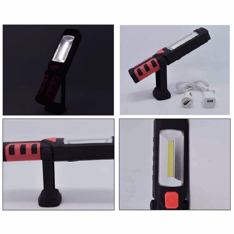 Magnetic LED COB Inspection Flashlight Lamp Work Light Flexible Portable Torch