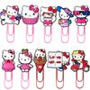Набор скрепок с персонажами Sanrio: Большие, Цветные Студенческие Канцелярские Товары и Креативные Закладки для Страниц