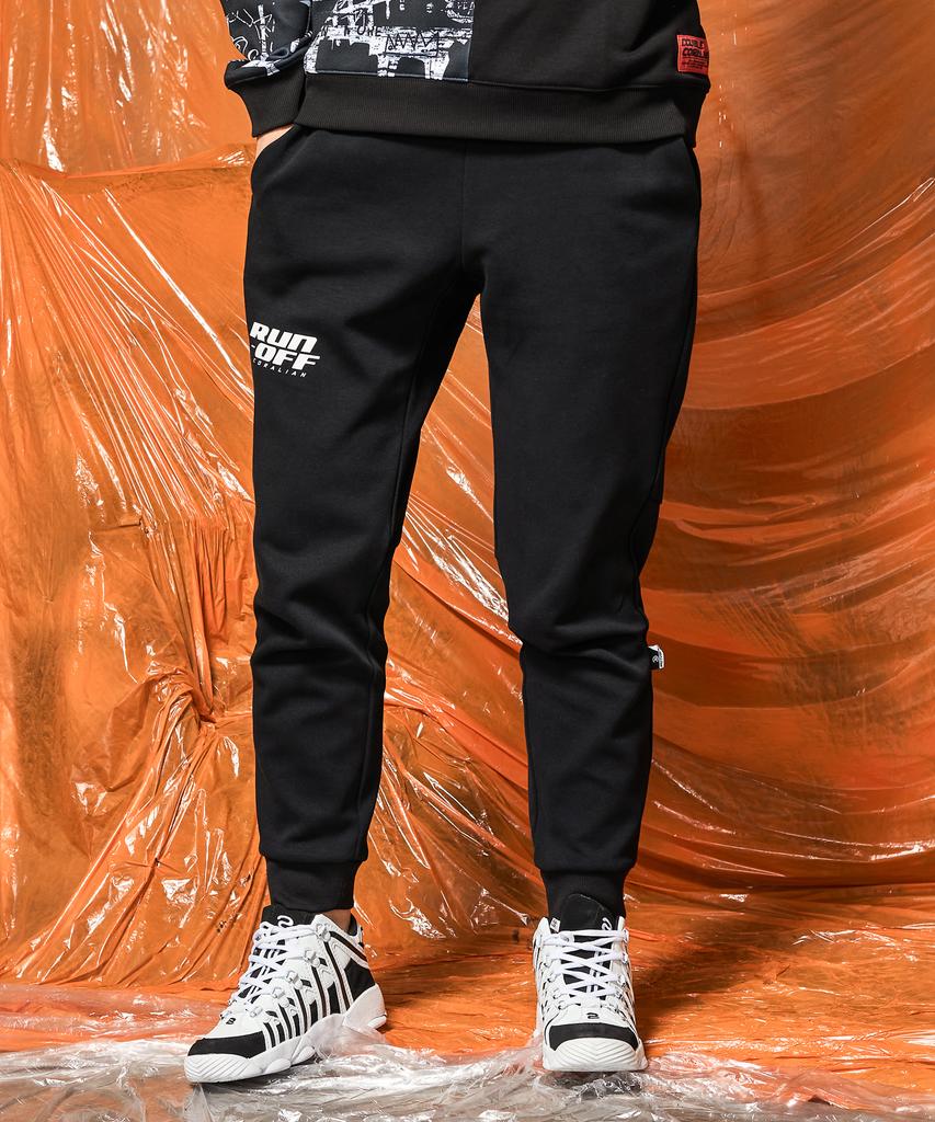 CORALIAN Runoff Basic Sweat Jogger Pants Black