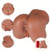 1pc ALWUP 4.7 Inch TPE Male Masturbator, Non-Electric Adult Sex Toy for Men, Realistic Anatomy Design, Comfortable Grip, No Battery Required