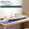 Lego-Compatible Titanic Model - High Difficulty Puzzle Building Blocks for Boys