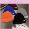Ntrx Letter Trendy Pattern Solid Color Knitted Cap For Cold Fashion Weather
