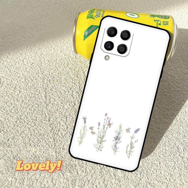 Чехол с лавандовыми фиолетовыми цветами для Samsung Galaxy M53 M16 M11 M21 M31 M35 M12 M13 M14 M15 M36 M56 M32 M52 M55 M34 M54