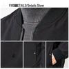 Мужская куртка в стиле business casual с бейсбольным воротником