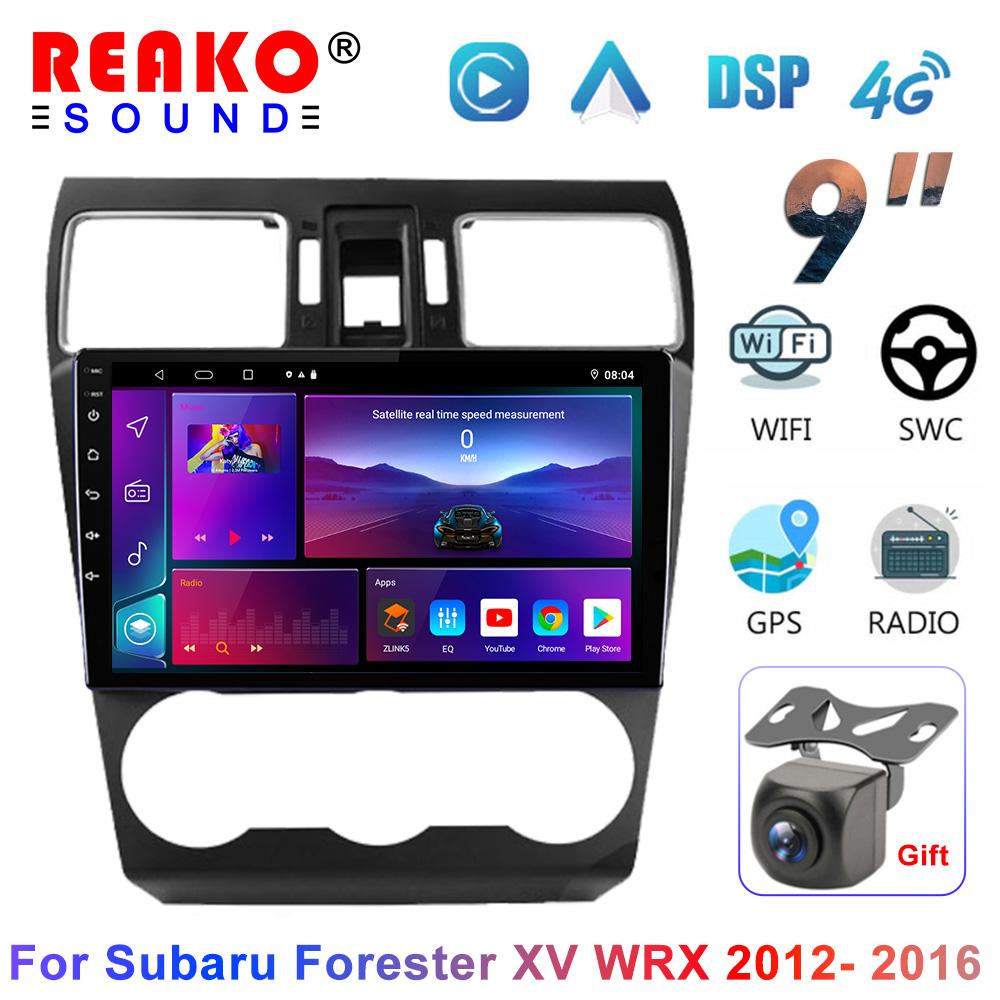 Радио Android 12 для Subaru Forester WRX и STI XV Crosstrek Impreza 2015 2016-2018 стерео автомобильный GPS-плеер 2din Carplay