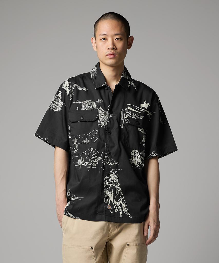 DICKIES Savage Work Shirt Black