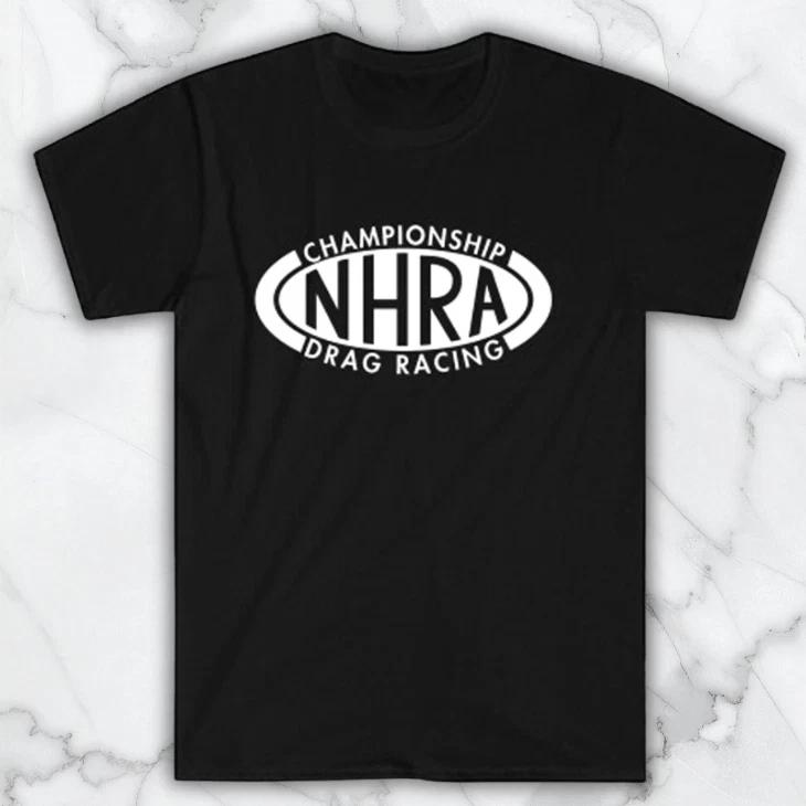NHRA Drag Racing Championship Men's Black Graphic T Shirt Freeships