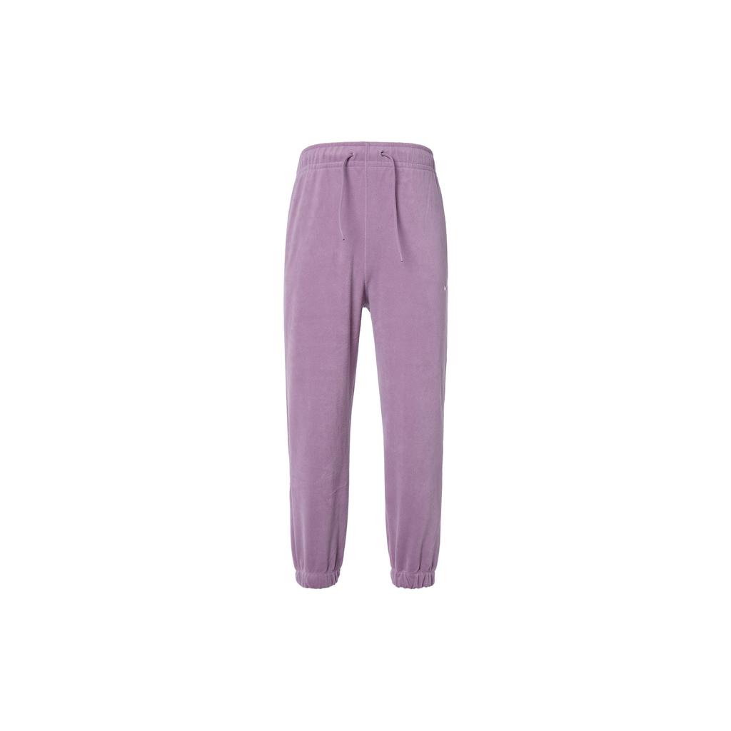 Nike Therma-Fit One Solid Color Drawstring Loose Casual Knit Sports Pants Women Pants Dust-Purple FB5579-536
