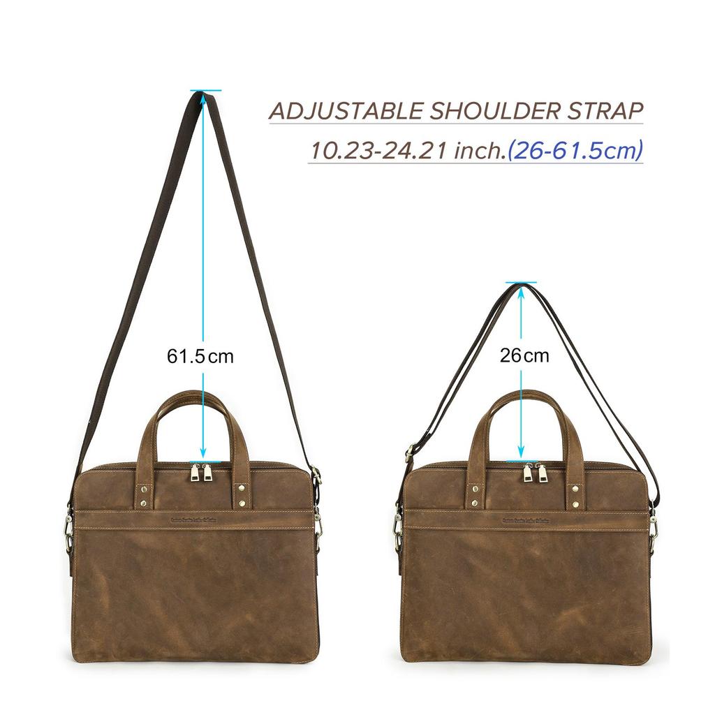 Сумки для ноутбуков CONTACT'S из натуральной кожи для мужчин, сумки через плечо, сумки-тоут, компьютерные сумки, чехол для ноутбука 14,2 дюйма