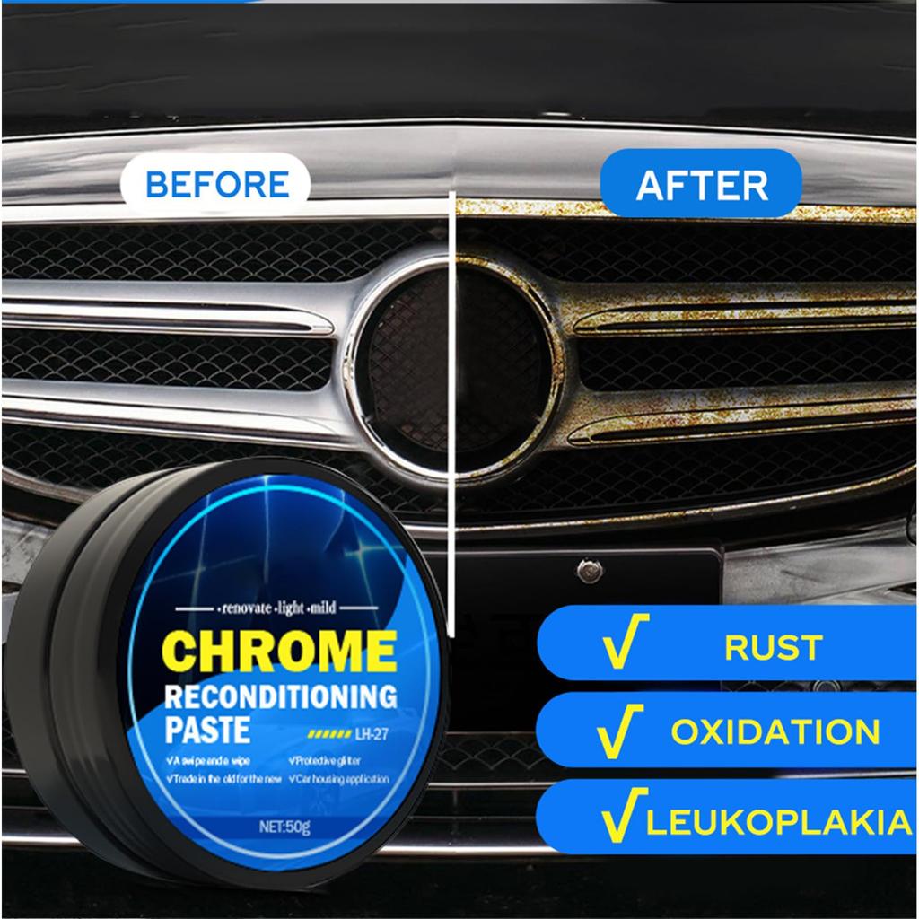 Chrome Polishing Cream - Chrome Polish Cream, Car , Repairer Metal Polish for