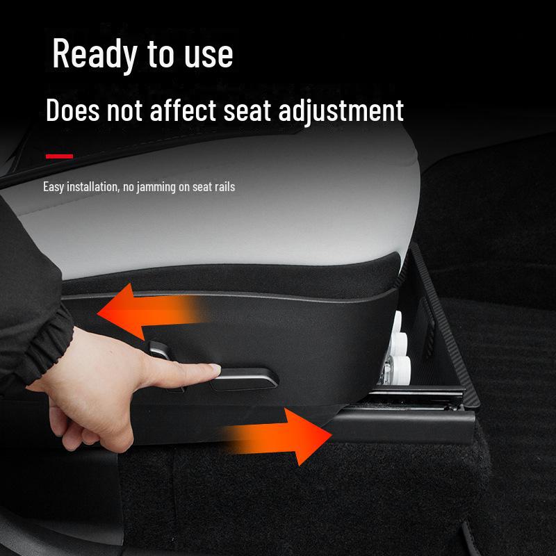 Скрытый ящик для хранения вещей под сиденьем Tesla Model Y