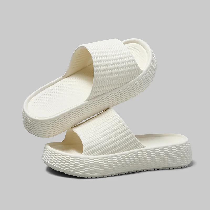 Fashion Chunky Platform Eva Cloud Slippers Women Thick Soft Sole Bathroom Home Slides Woman 2025 Summer Non Slip Beach Flip Flops Female
