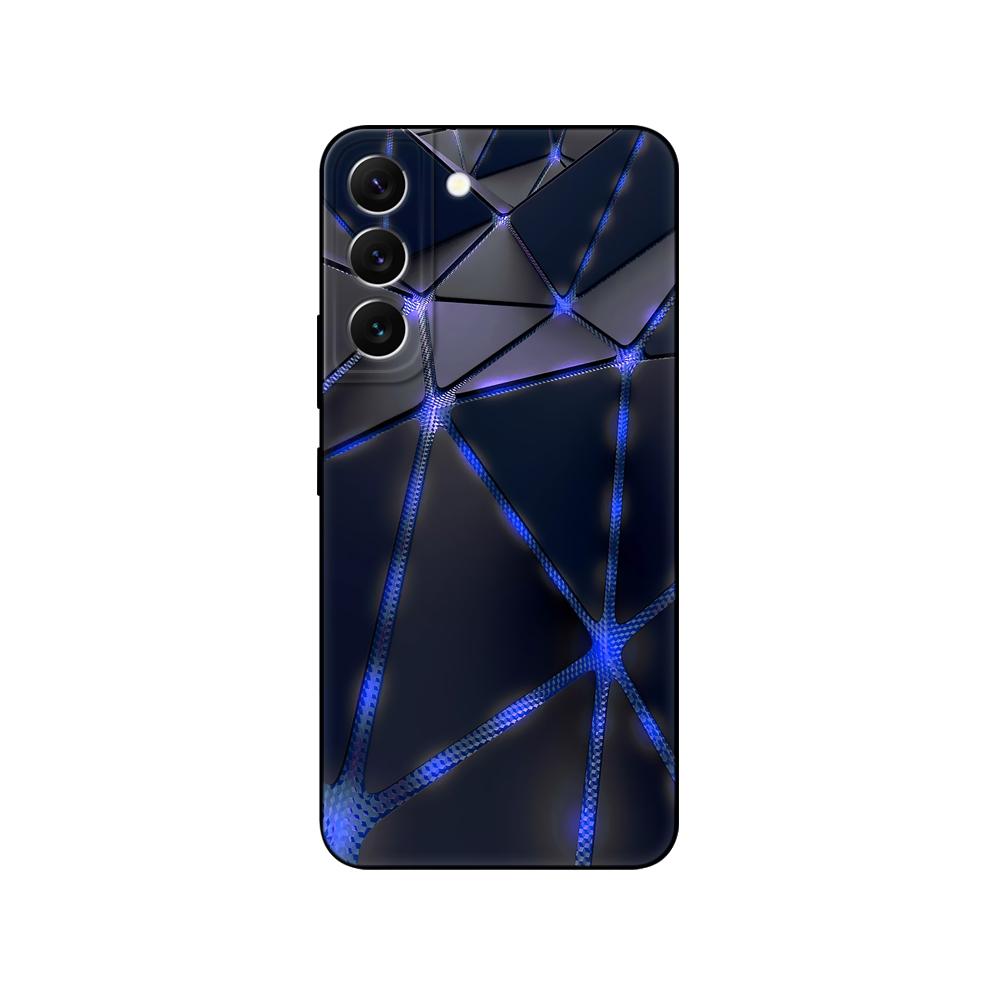 Для Samsung Galaxy S22 | С22+ | Чехол S22 Ultra 5G для Samsung S22 Plus, задняя крышка для телефона, черный чехол из ТПУ, розовый, космический автомобиль в стиле аниме