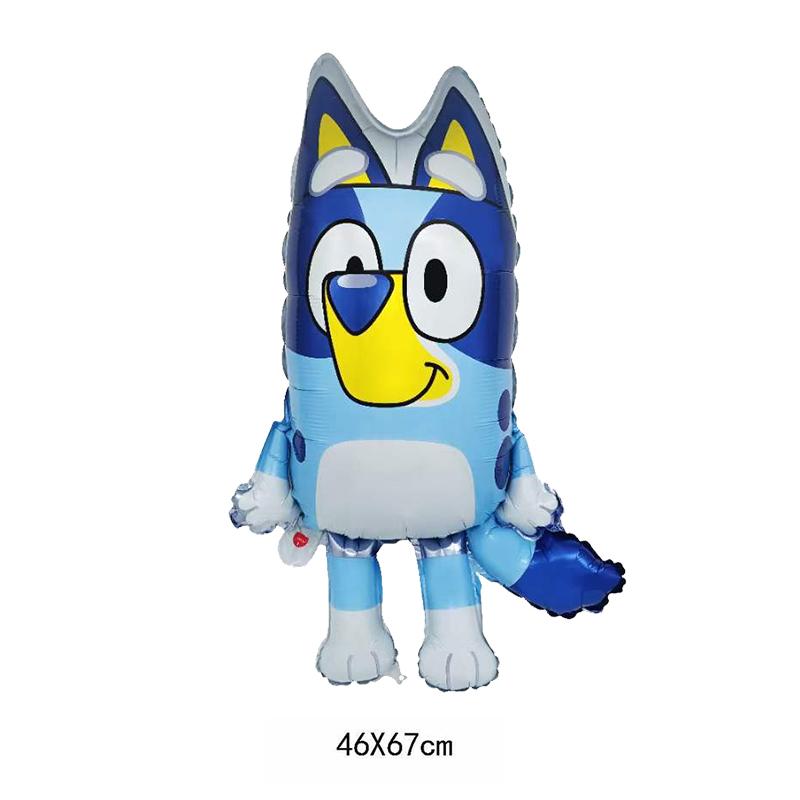 Birthday Party Decoration Blue Balloons Bluey Tablecloth Backdrop Party Supplies Bluey Birthday Set Party Favors Kids Birthday