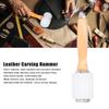 Different Colors Leather Carving Hammer Wood Handle Leather Tool  Leather Workshop Daily Processing