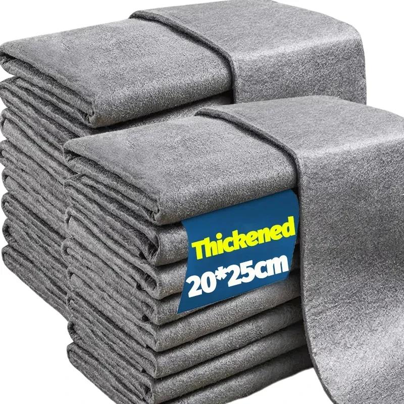 1/10 шт. утолщенные волшебные салфетки для уборки многоразовые тряпки из микрофибры для мытья окон автомобиля полотенце для протирания кухонных инструментов оптом