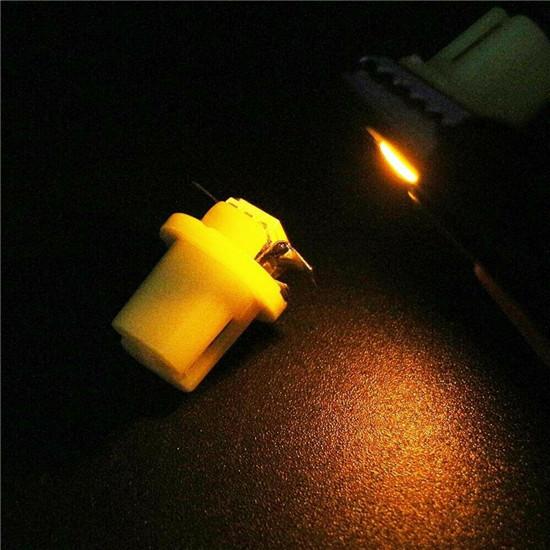 Универсальный 10 шт./компл. T5 B8.5D 5050 SMD автомобильный светодиодный приборный щиток приборной панели приборная лампа лампочка салонная лампа