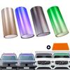 Car Window Sun Visor Strip Tint Film Front Windshield Protect Shade Blocking UV Sticker DIY Film Gradient Mirror Tint Film