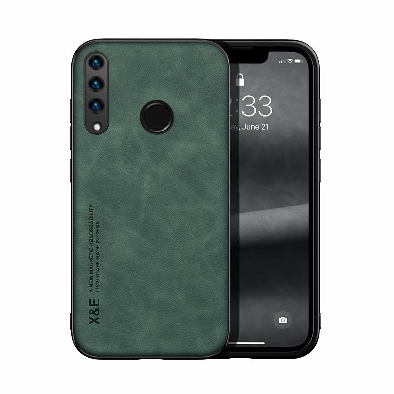 Luxury Leather Magnetic Case For Huawei P30 P40 P20 Pro Lite P30Pro P30Lite P20Pro P Mate 20 Mate20 Matte Cover With Metal Plate