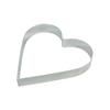 Tiger Crown Circle Ring, Heart, Shallow, No. 1238, 18-8 Stainless Steel, Made In Japan, WSL16238