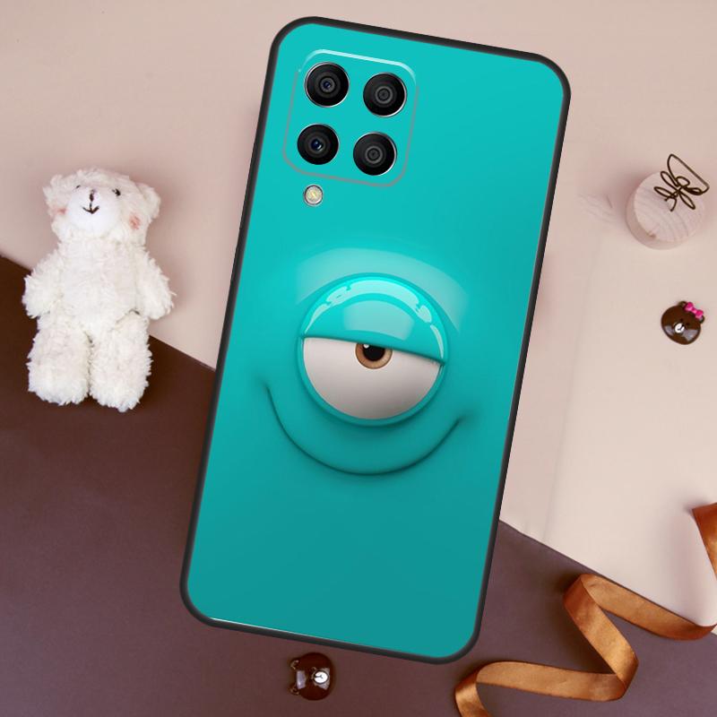 3D забавное лицо Милый чехол Для Samsung Galaxy M32 M52 M14 M54 M13 M33 M53 M56 M36 M16 M31 M11 M12 M35 M55 M15 M06