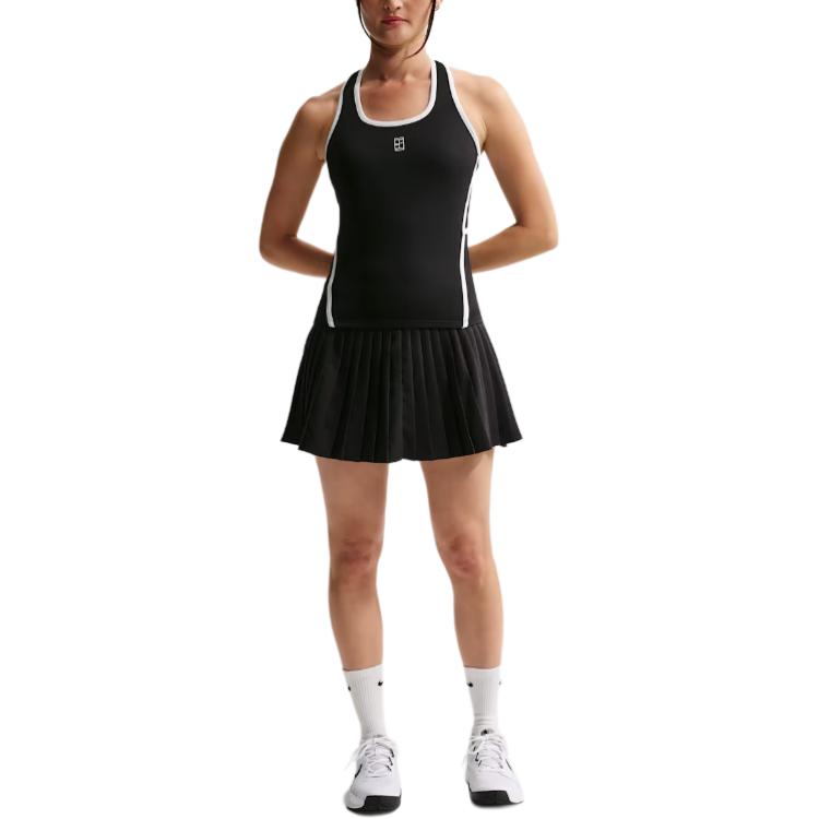 Nike Женский облегающий топ без рукавов с логотипом Dri-FIT II3607-010