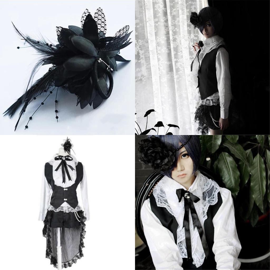 Изысканный костюм для косплея Сиэля Фантомхайва из «Темного дворецкого» с идеальными швами