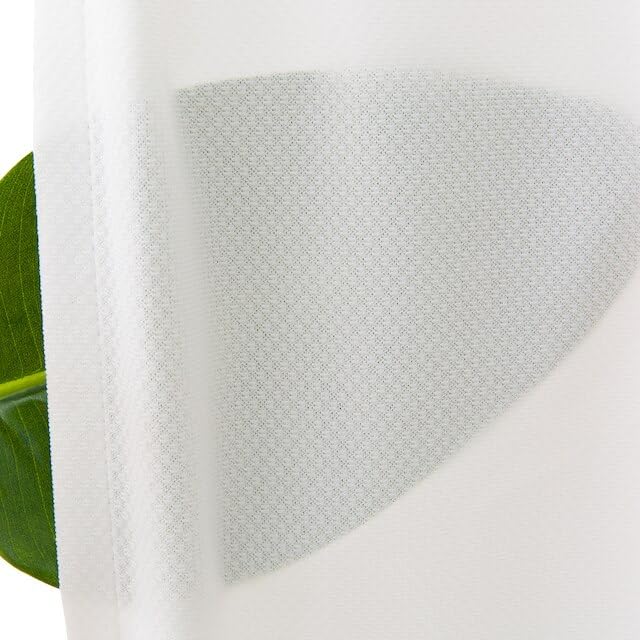 Нитори (НИТОРИ) Декоративные кружевные шторы Deco Home с теплозащитой и защитой от посторонних взглядов, ширина 100 см х длина 188 см, 2 панели, PL DH26 5734454