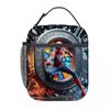 Marvel Spider-Man Cartoon Lunch Bag Insulated Tote Oxford Cloth Lunch Box Carrier New Portable