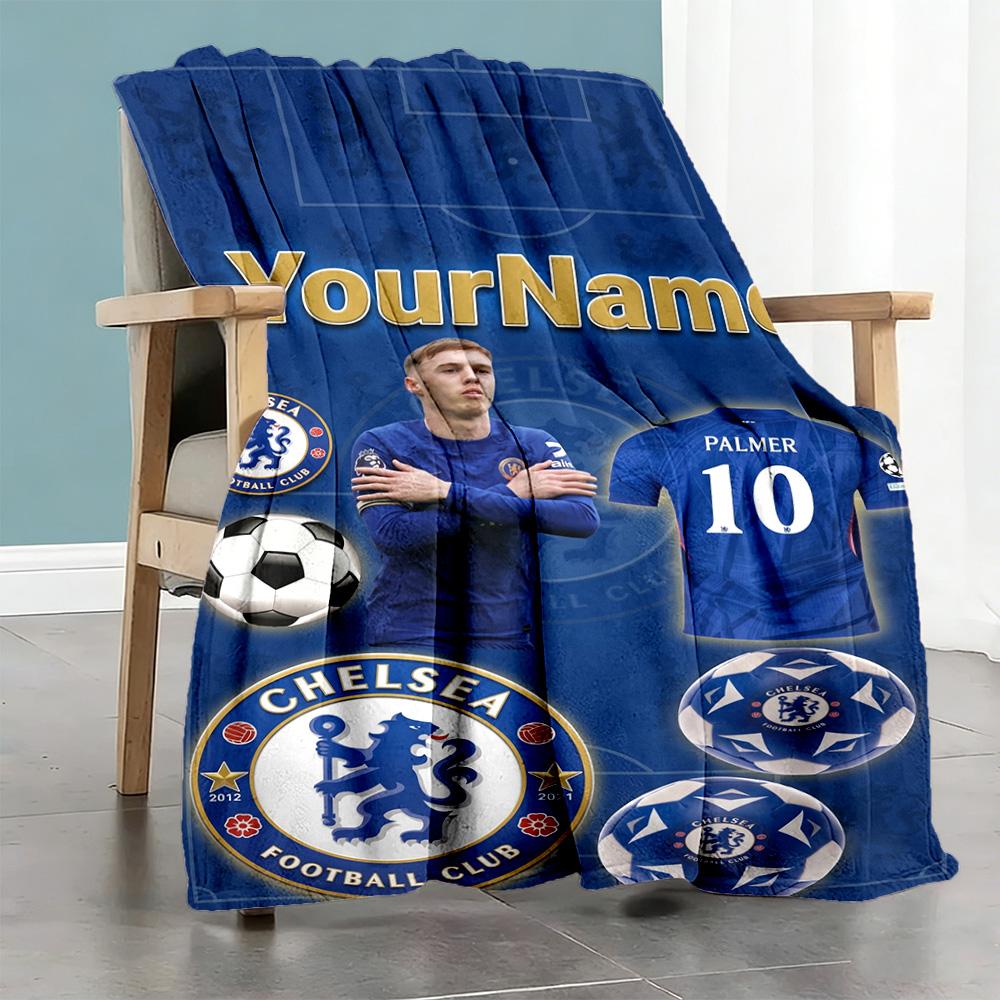 Chelsea Personalized Name Blanket Lightweight Personalized Blanket Soft Warm Cozy Versatile for Chair Office Bedding Living Room All-Season Use