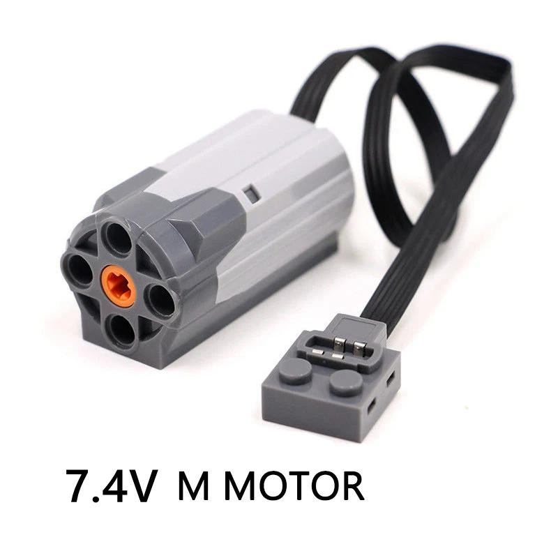 Технический Набор Моторов Детали Power Functions ИК Скорость Управление через Приложение Пульт Дистанционного Управления Батарейный Блок Серво Приемник Света PF Автомобильные Строительные Блоки