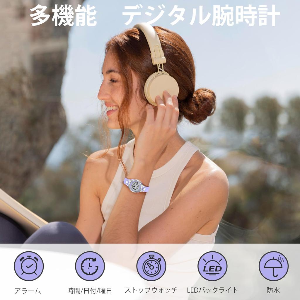 Цифровой спортивный день светодиодных водонепроницаемых простых инструкций по эксплуатации в комплекте женские часы, часы, многофункциональные, дата, неделя, будильник, дисплей, женские