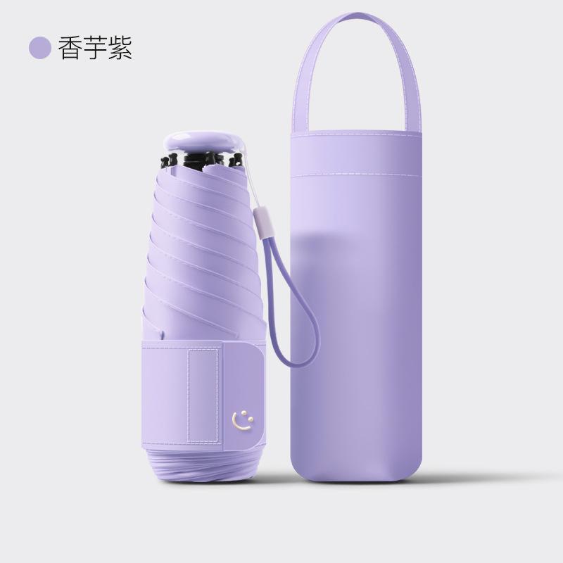 Original and Simple White Umbrella Sun Umbrella Lightweight and Small Sunshade 50% Off Capsules Sun Umbrella Sunscreen Umbrella UV Protection