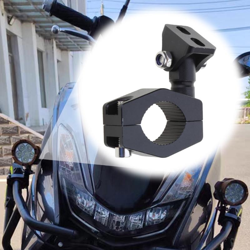 Монтажный комплект кронштейнов для светодиодных фонарей для мотоциклов, горизонтальная перекладина, трубчатый зажим, держатель каркаса безопасности на крыше, кронштейн для фары