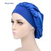 Elastic Satin Bonnet Hat Breathable Hair Bonnet Hat Fashion Head Cover  for Men Women