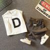 Kids Korean Fashion Clothes Set 0-5 Years Old Boy Cotton Outfit Suit