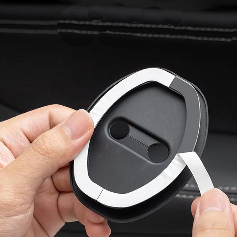 4Pcs Silicone Car Door Lock Cover Shock Absorber Accessories For VW GTI Polo Golf Passat Tiguan Arteon Touareg CC Taigo Caddy Je zk6
