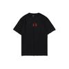Li Ning Logo Print Round Neck Pullover Short Sleeve T-Shirt Men T-Shirts Black YHST199-2