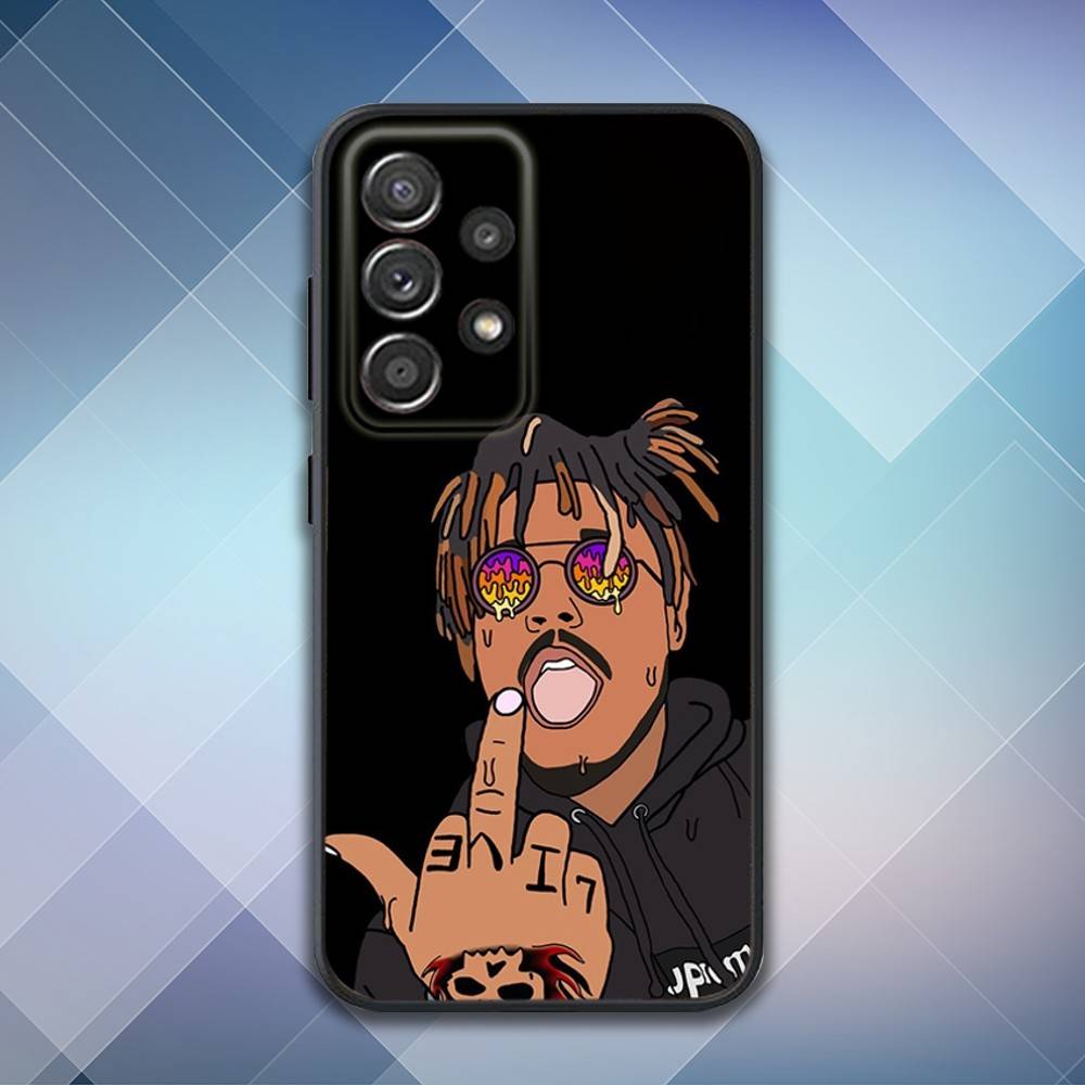 Чехол для телефона Rapper 999 J-Juice W-WRLD Для Samsung S25,S24,S21,S22,S23,S30,Ultra,S20,Plus,Fe,Lite,Note,10,9,5G Черный