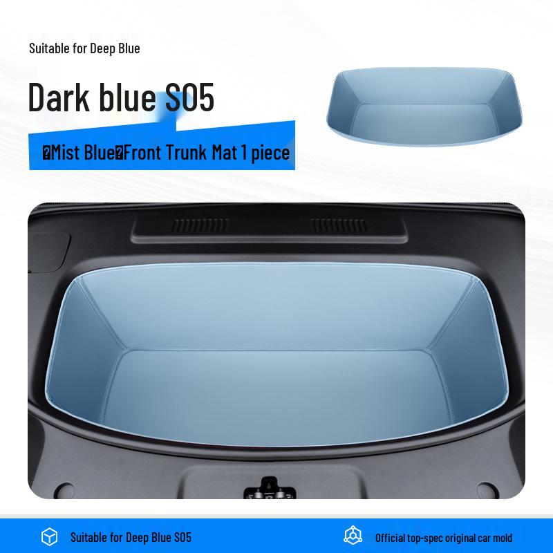 Deep Blue S05 Trunk Mat & Storage Box for Car Interior Modification