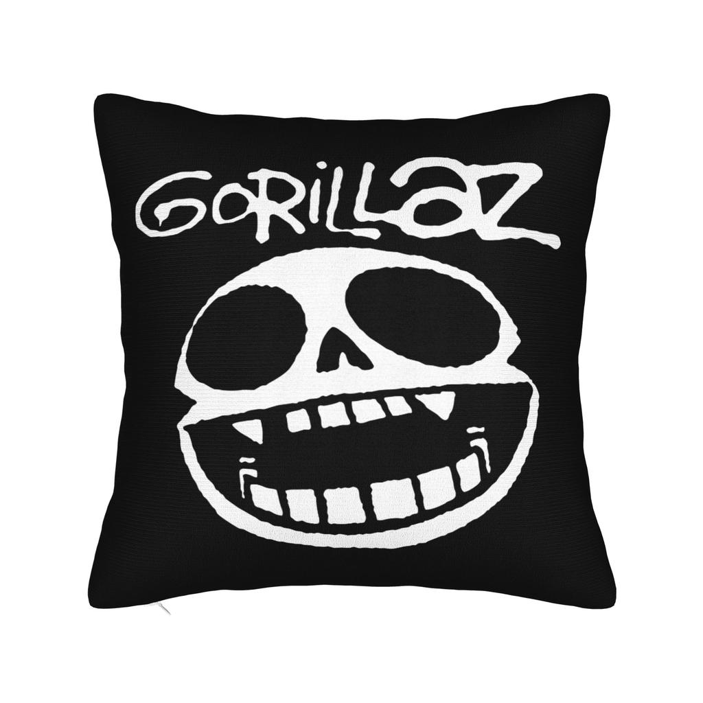 Наволочка Gorillaz Напечатанная Тканевая Наволочка Декоративная Наволочка Чехол для Подушки Кровать На Молнии 45X45см