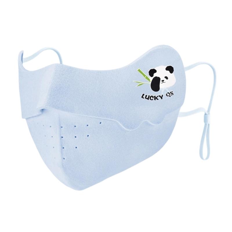 Регулируемая детская зимняя маска для лица 3D-дизайн Дышащая Ветрозащитная для холодной погоды Для активного отдыха Дети 3-10 лет